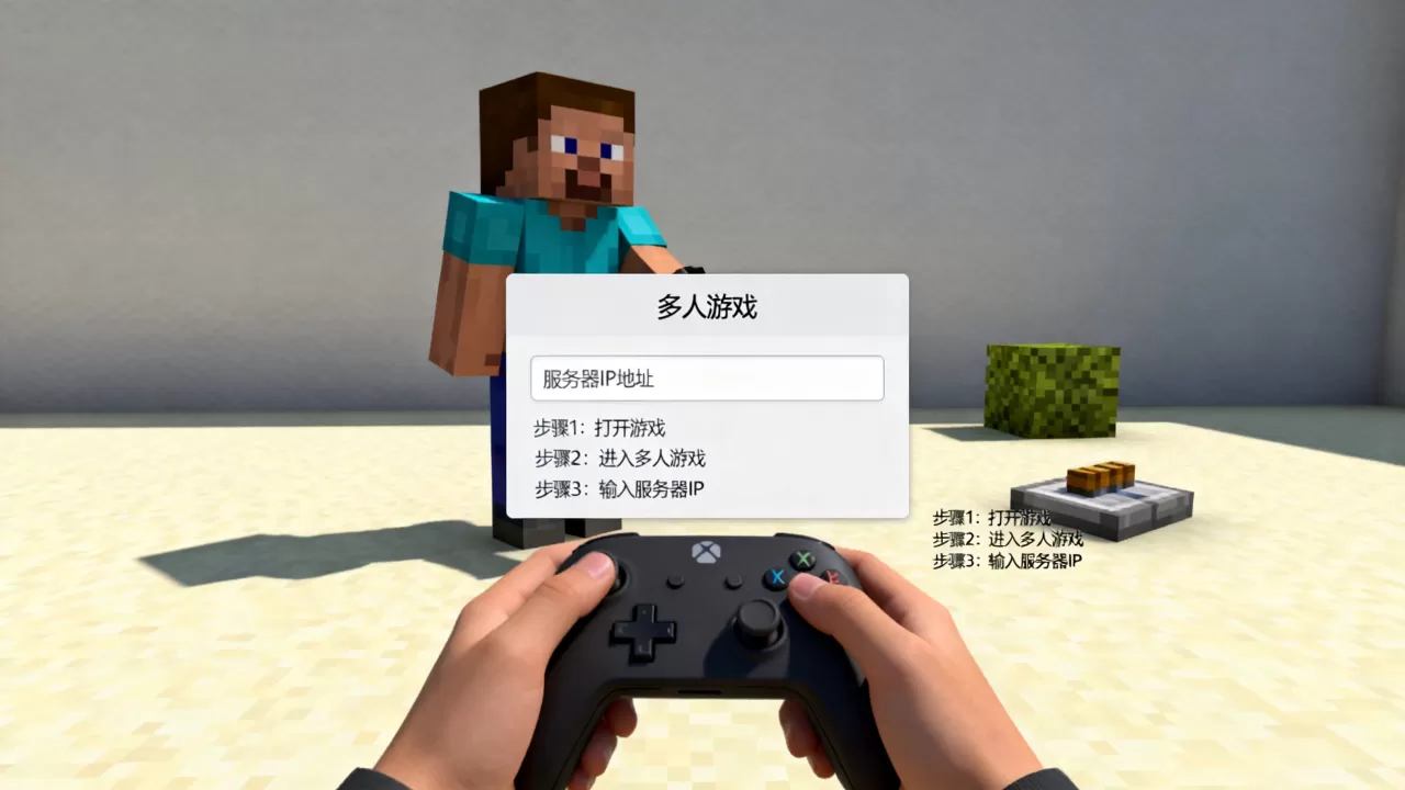 我的世界服务器IP怎么使用,在哪里输入地址? 我的世界服务器IP怎么使用,在哪里输入地址?