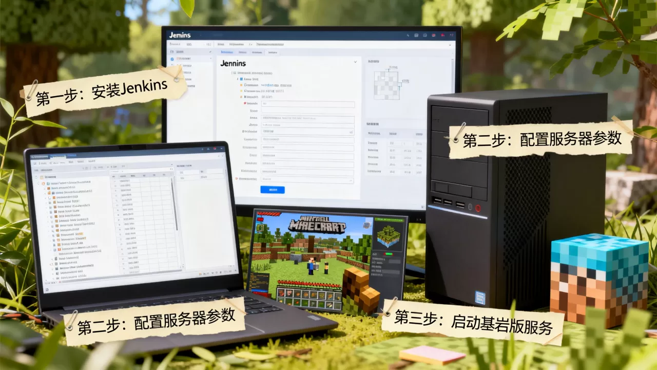 怎么用jenkin建我的世界基岩版服务器?,详细步骤 怎么用jenkin建我的世界基岩版服务器?,详细步骤
