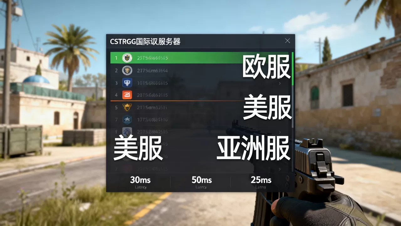 CSGO国际服服务器有哪些,哪个服务器延迟低? CSGO国际服服务器有哪些,哪个服务器延迟低?