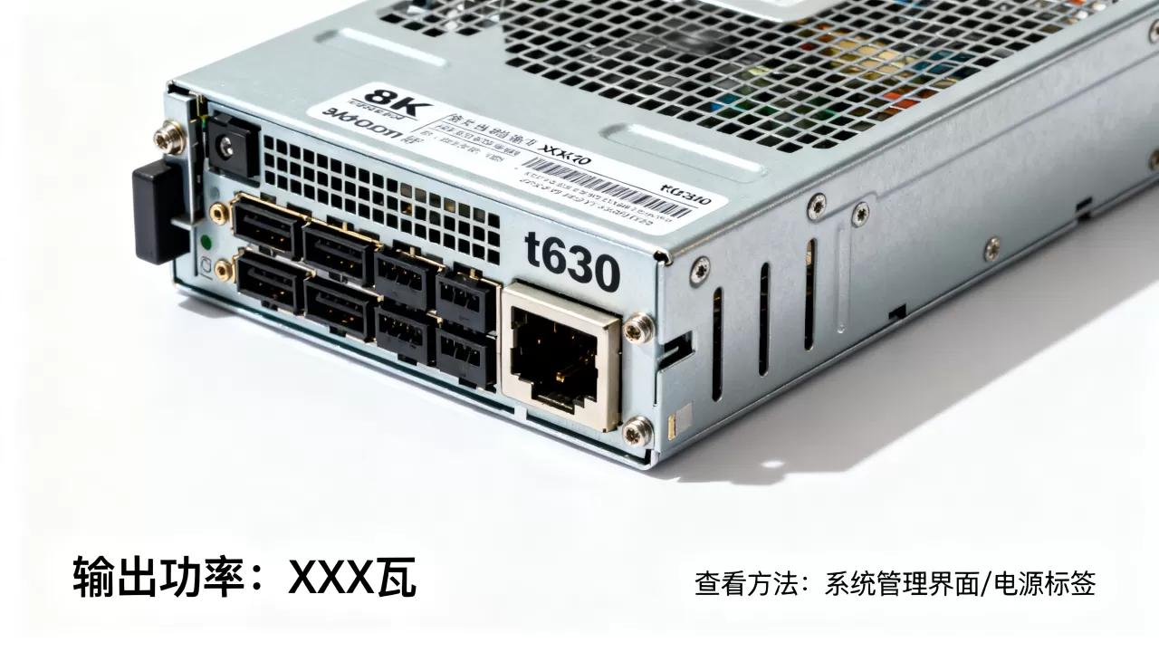 t630服务器输出电源有多少瓦,怎么查看? t630服务器输出电源有多少瓦,怎么查看?