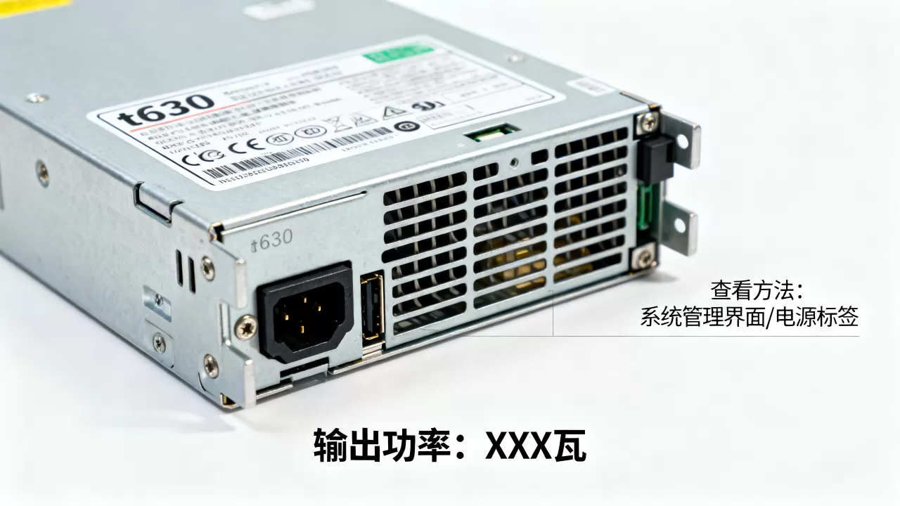 t630服务器输出电源有多少瓦,怎么查看? t630服务器输出电源有多少瓦,怎么查看?