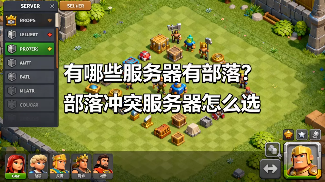 有哪些服务器有部落?,部落冲突服务器怎么选 有哪些服务器有部落?,部落冲突服务器怎么选
