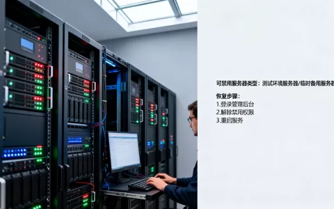哪些服务器可以禁用，服务器禁用后如何恢复？