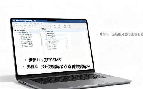 SQL服务器名和数据库名怎么看，SQL服务器名称怎么查？