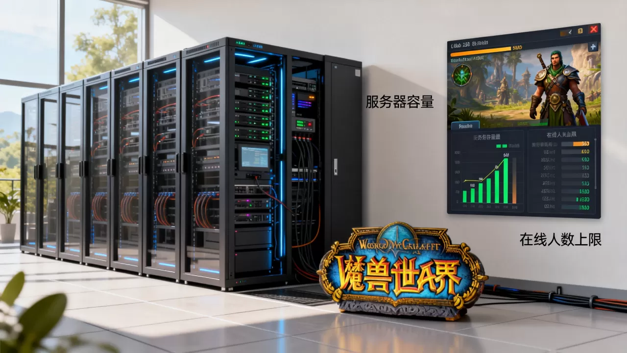 魔兽世界一个服务器能容纳多少玩家,同时在线人数上限是多少? 魔兽世界一个服务器能容纳多少玩家,同时在线人数上限是多少?