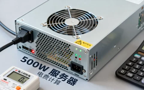 500w服务器每小时耗电多少？每小时电费怎么算？