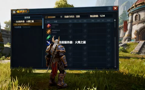 魔兽世界哪些服务器拍卖行最火，怎么查询？
