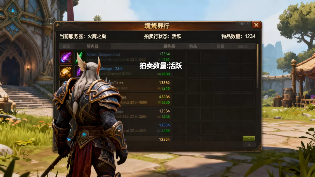 魔兽世界哪些服务器拍卖行最火,怎么查询? 魔兽世界哪些服务器拍卖行最火,怎么查询?