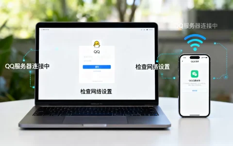 电脑手机QQ如何连接服务器，连接地址是什么？