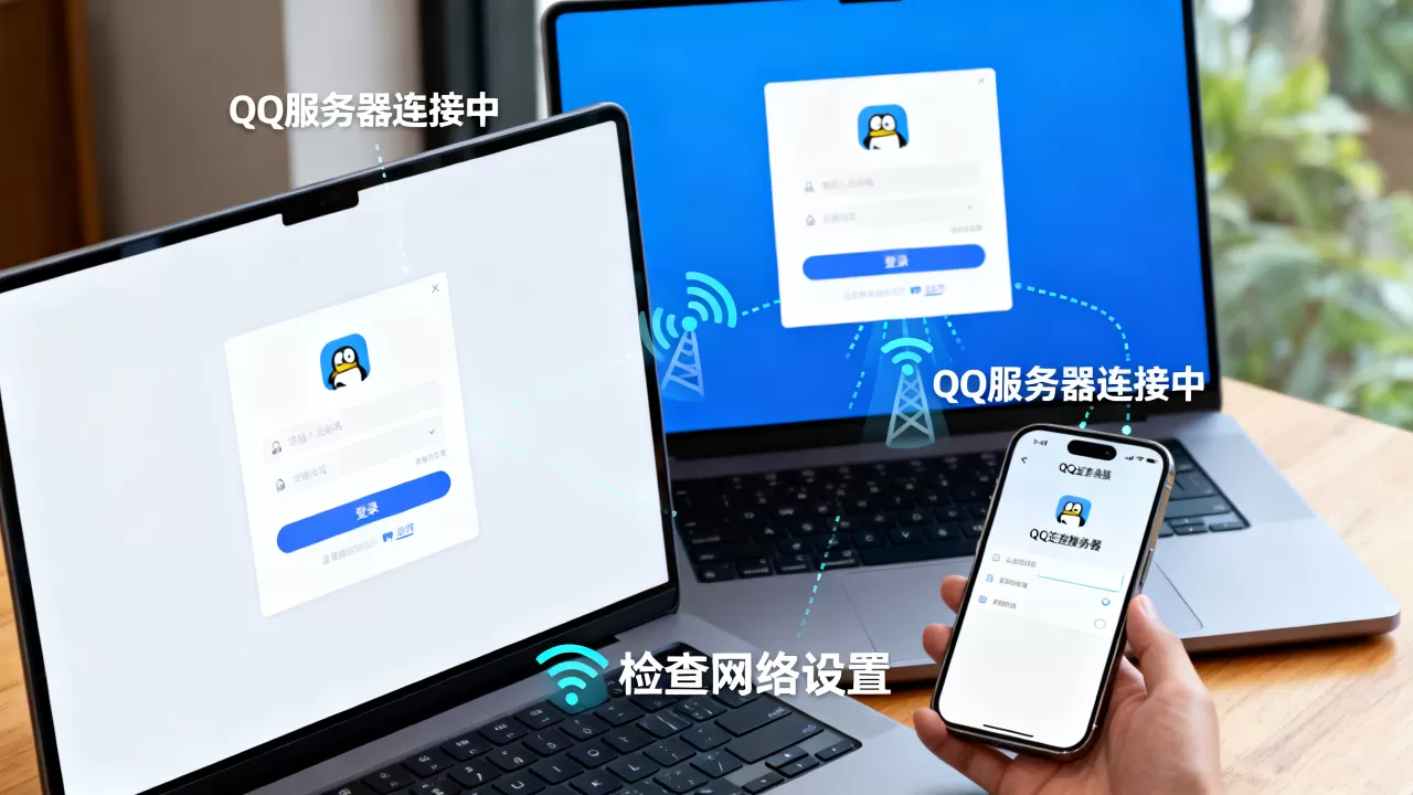 电脑手机QQ如何连接服务器,连接地址是什么? 电脑手机QQ如何连接服务器,连接地址是什么?