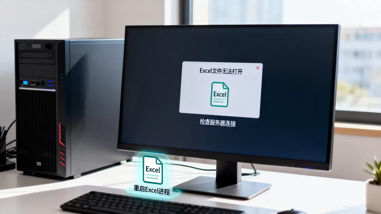 服务器上的Excel文件打不开怎么办,怎么解决? 服务器上的Excel文件打不开怎么办,怎么解决?