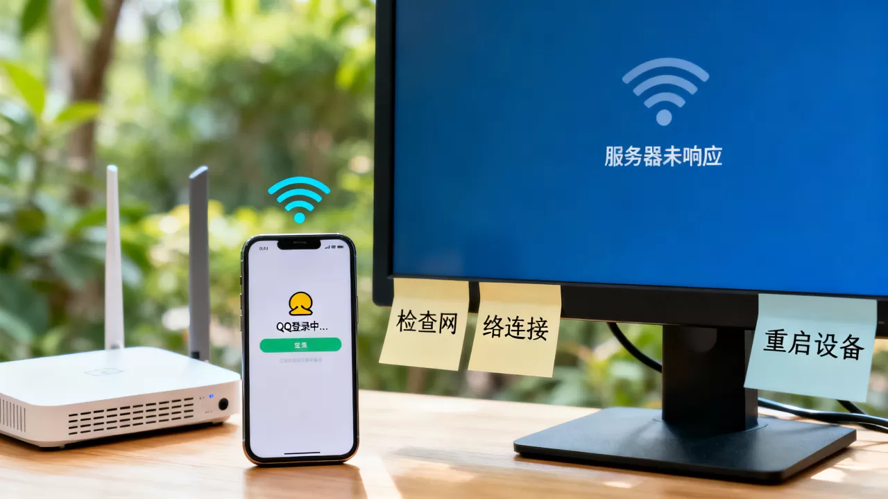 QQ登录一直服务器未响应怎么办,QQ无法连接服务器原因? QQ登录一直服务器未响应怎么办,QQ无法连接服务器原因?