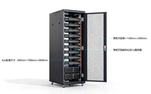 42u服务器机柜能放多少设备，标准尺寸是多少？