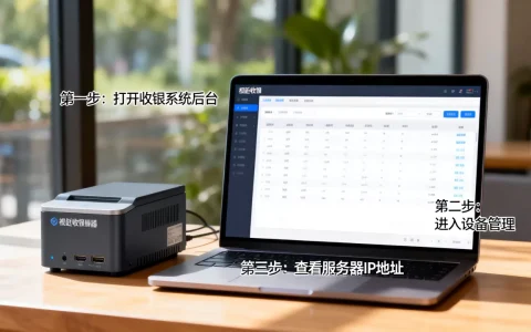 视易收银服务器的IP是多少，怎么查看？