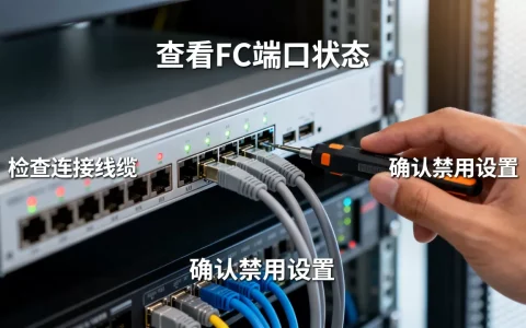 服务器FC端口有没有被禁怎么查看？，FC端口被禁用如何解决？