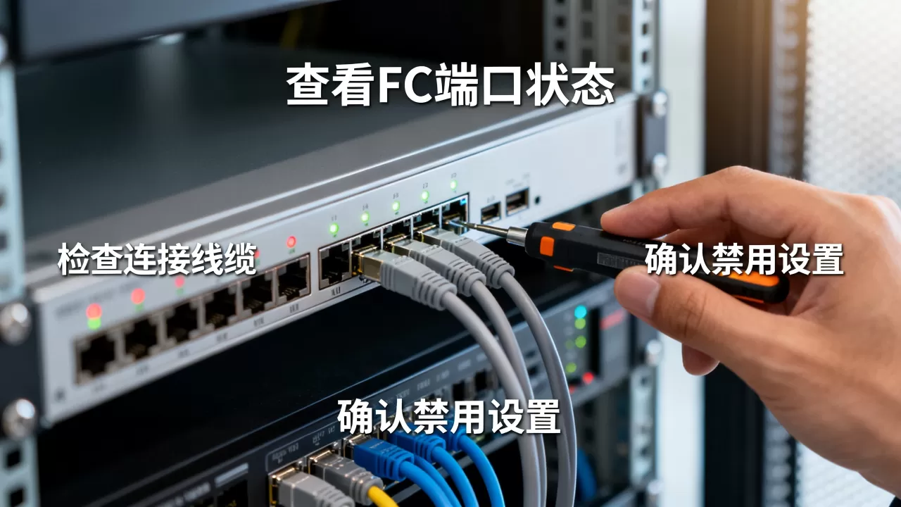 服务器FC端口有没有被禁怎么查看?,FC端口被禁用如何解决? 服务器FC端口有没有被禁怎么查看?,FC端口被禁用如何解决?