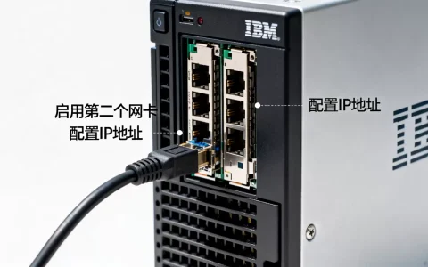 IBM服务器如何启用第二个网卡，双网卡配置IP地址怎么操作？