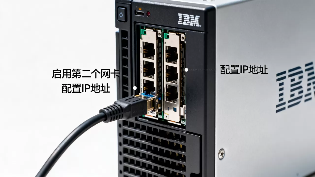 IBM服务器如何启用第二个网卡,双网卡配置IP地址怎么操作? IBM服务器如何启用第二个网卡,双网卡配置IP地址怎么操作?