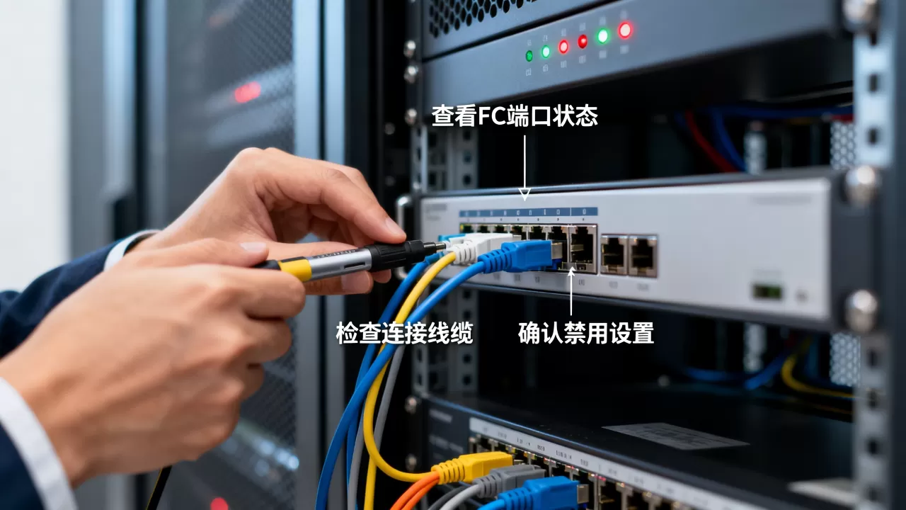 服务器FC端口有没有被禁怎么查看?,FC端口被禁用如何解决? 服务器FC端口有没有被禁怎么查看?,FC端口被禁用如何解决?