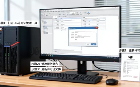 UG服务器名和许可证怎么改？,有什么具体操作步骤？