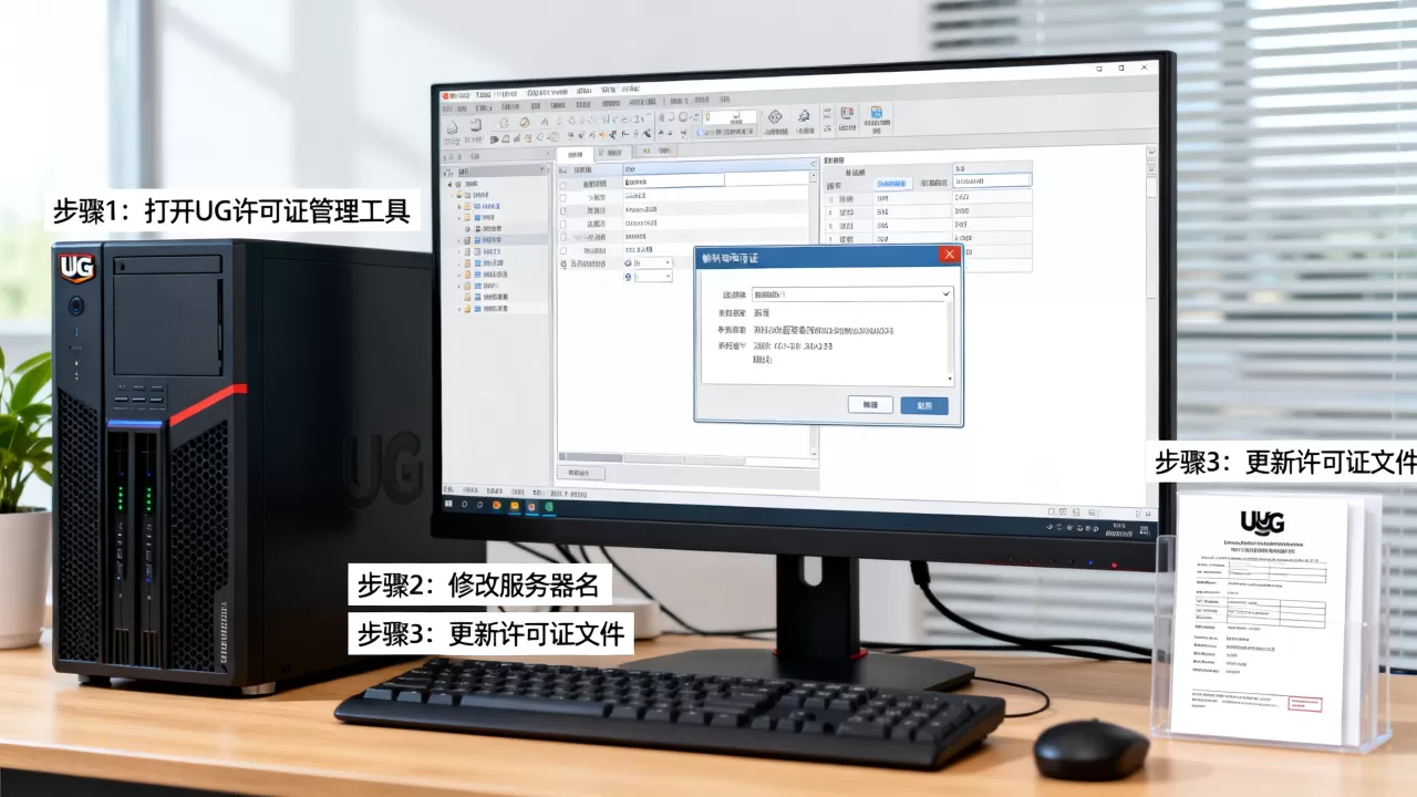 UG服务器名和许可证怎么改?,有什么具体操作步骤? UG服务器名和许可证怎么改?,有什么具体操作步骤?