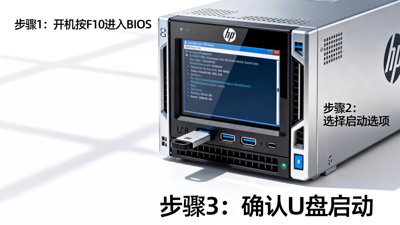 惠普服务器怎么进BIOS设置U盘启动,无法识别U盘怎么办? 惠普服务器怎么进BIOS设置U盘启动,无法识别U盘怎么办?