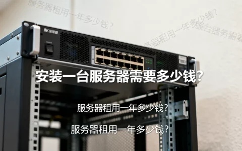 安装一台服务器需要多少钱，服务器租用一年多少钱？