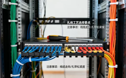 服务器扎线工艺怎么选择，有哪些注意事项？