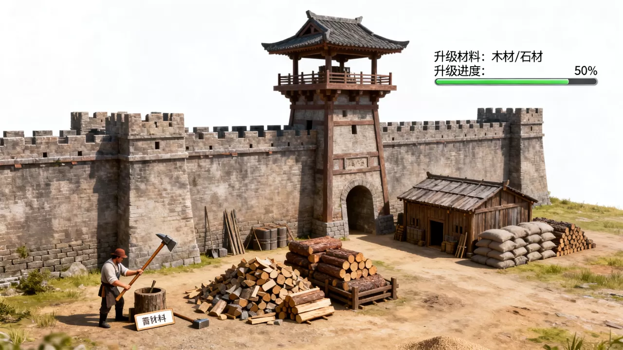 国战服务器建筑具体有哪些,怎么升级建筑? 国战服务器建筑具体有哪些,怎么升级建筑?