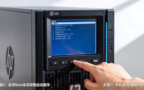 惠普g5服务器如何设置启动项，BIOS启动顺序怎么调？