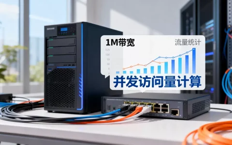 服务器1M带宽能容纳多少人，网站并发访问量怎么算？