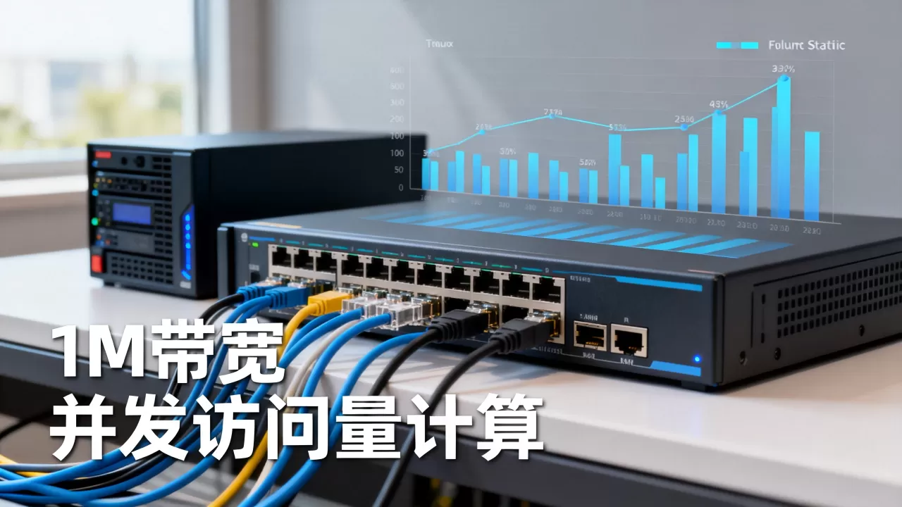 服务器1M带宽能容纳多少人,网站并发访问量怎么算? 服务器1M带宽能容纳多少人,网站并发访问量怎么算?
