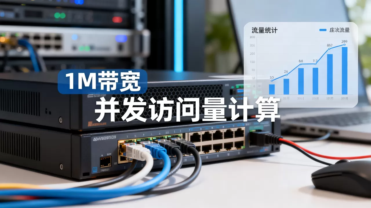 服务器1M带宽能容纳多少人,网站并发访问量怎么算? 服务器1M带宽能容纳多少人,网站并发访问量怎么算?