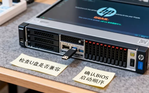 惠普服务器系统U盘启动失败如何解决，是什么原因？