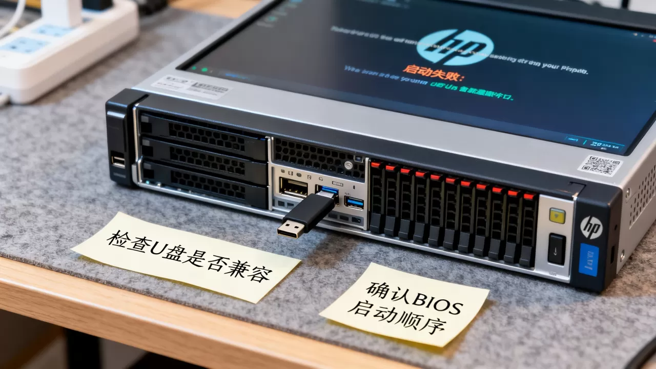 惠普服务器系统U盘启动失败如何解决,是什么原因? 惠普服务器系统U盘启动失败如何解决,是什么原因?