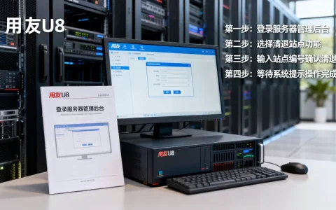 用友u8服务器清退站点如何操作？,详细步骤是什么？