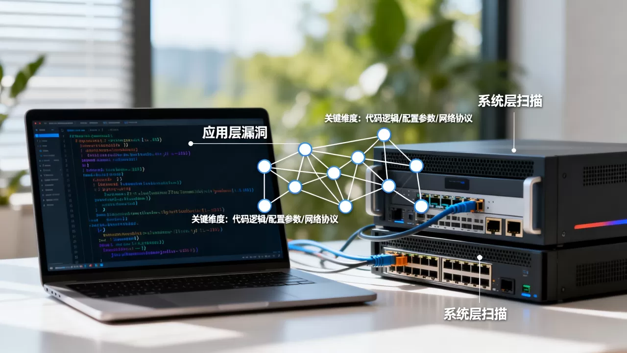 漏洞扫描为什么要覆盖应用层和系统层,有哪些关键维度? 漏洞扫描为什么要覆盖应用层和系统层,有哪些关键维度?