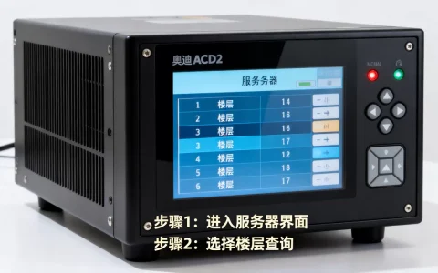 奥迪斯ACD2服务器怎么看楼层？,电梯楼层查询技巧