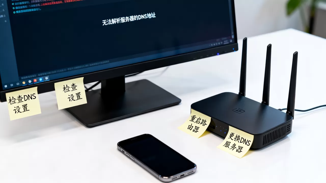 无法解析服务器的DNS地址是怎么回事,怎么解决 无法解析服务器的DNS地址是怎么回事,怎么解决