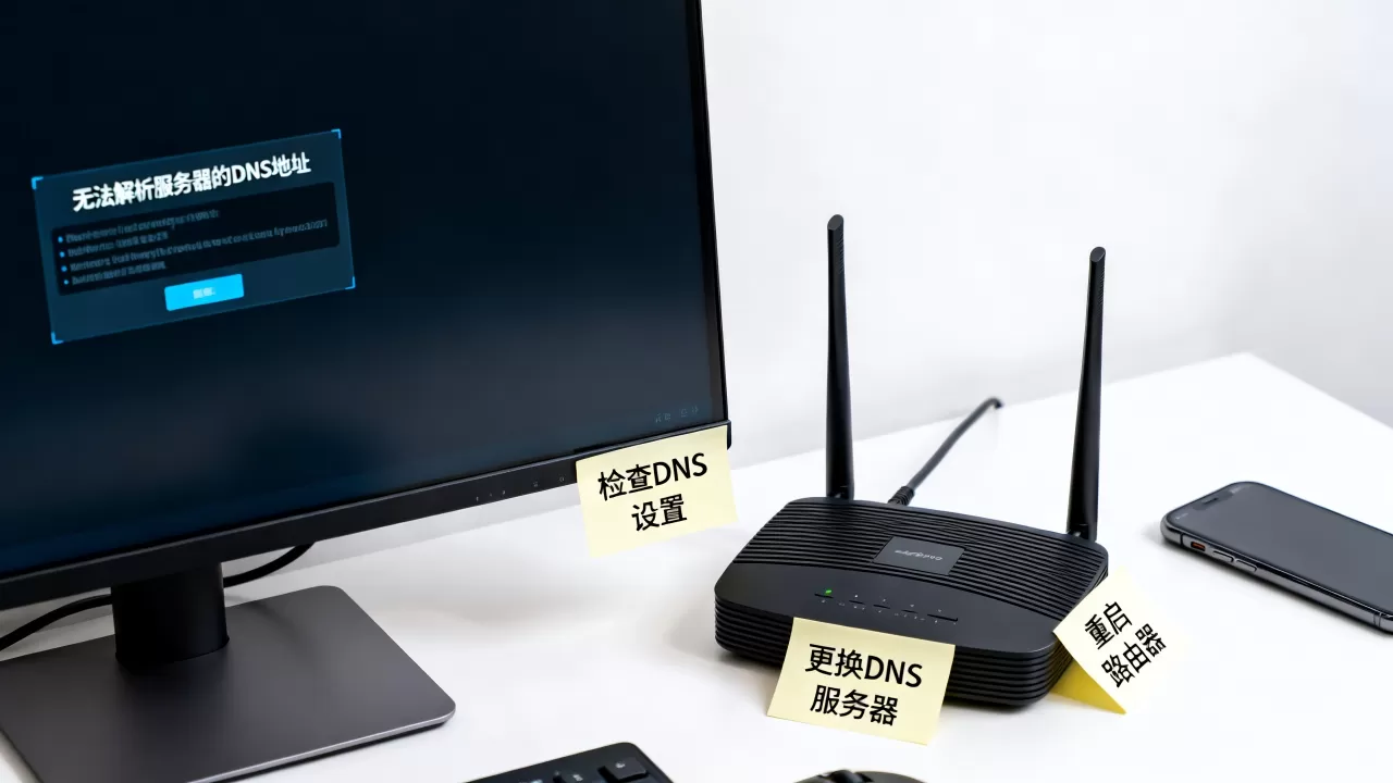 无法解析服务器的DNS地址是怎么回事,怎么解决 无法解析服务器的DNS地址是怎么回事,怎么解决