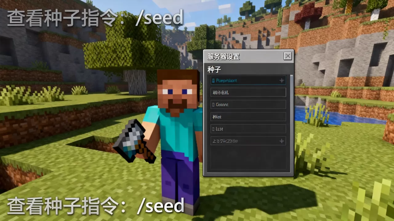 我的世界PE版服务器怎么看种子?,种子指令是什么 我的世界PE版服务器怎么看种子?,种子指令是什么