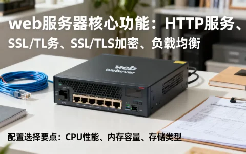 安装web服务器需要哪些功能，如何选择web服务器配置？