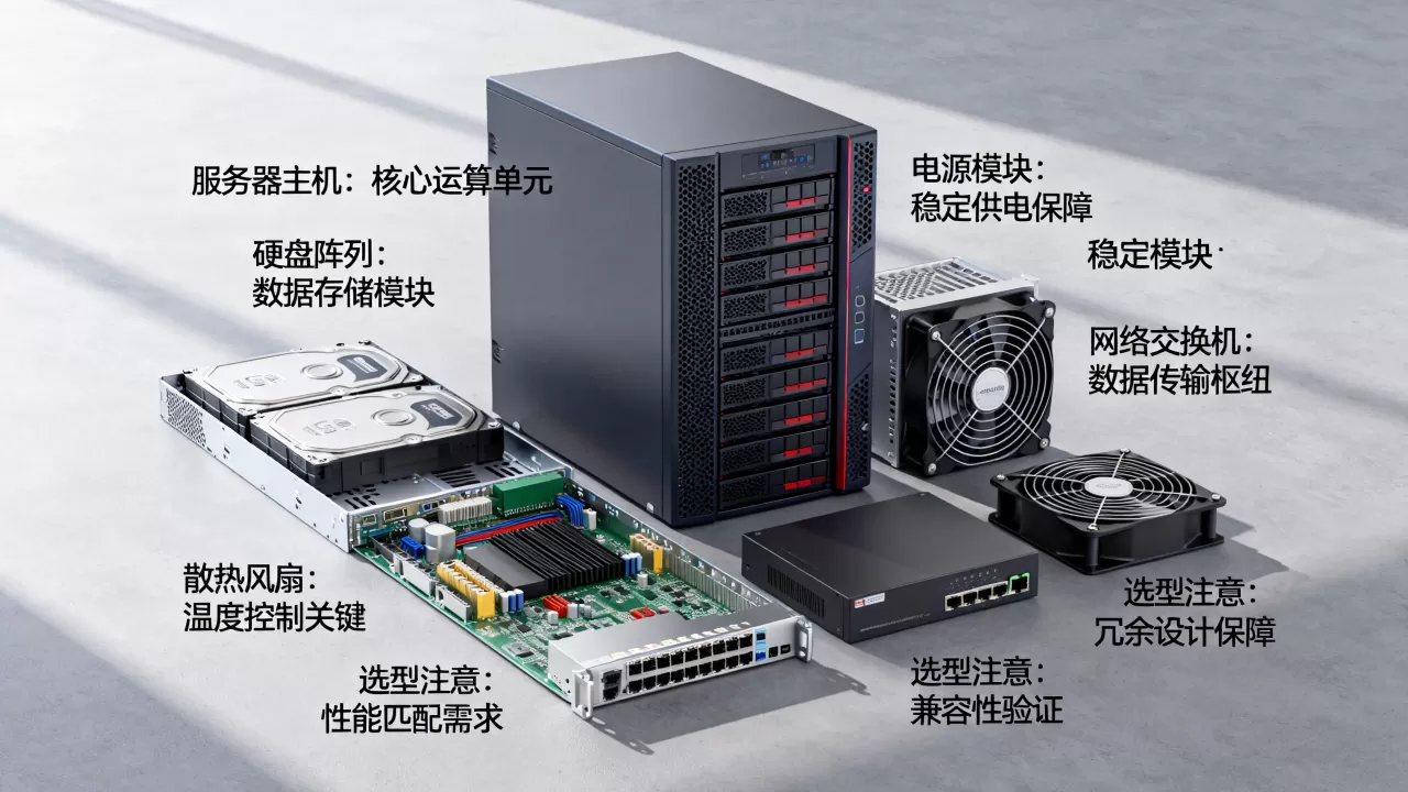 中心机房服务器有哪些核心组件?,选型时要注意什么? 中心机房服务器有哪些核心组件?,选型时要注意什么?