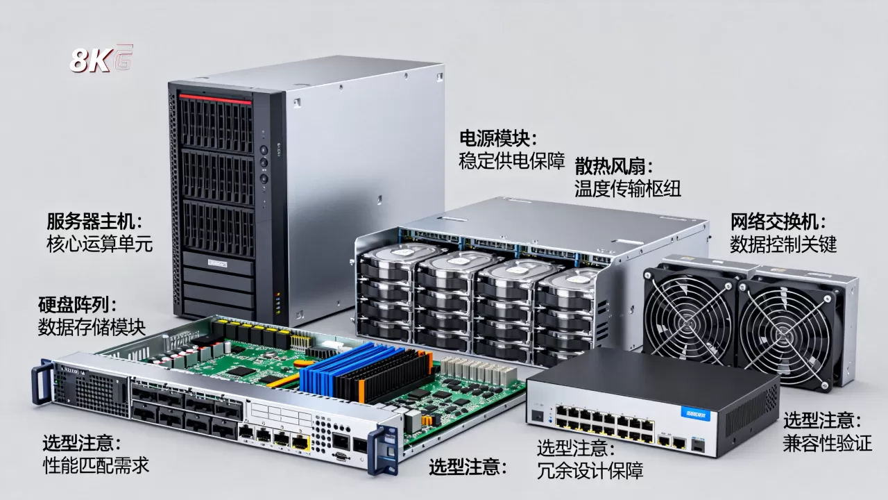 中心机房服务器有哪些核心组件?,选型时要注意什么? 中心机房服务器有哪些核心组件?,选型时要注意什么?