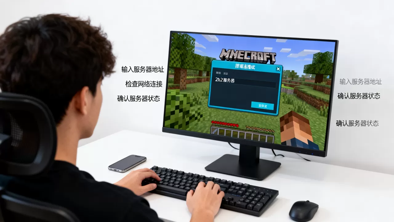 我的世界怎么进2b2服务器?,进不去是什么原因? 我的世界怎么进2b2服务器?,进不去是什么原因?