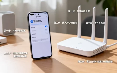 潮州饶平移动DNS服务器怎么查，设置的详细步骤是什么？