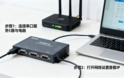 串口服务器不知道IP怎么办，怎么查看串口服务器IP地址？
