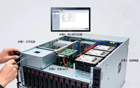 华为2288v3服务器如何配置raid，具体步骤是什么