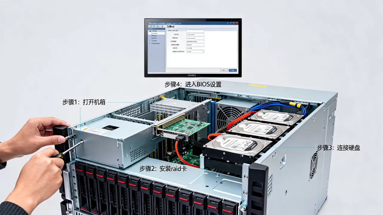 华为2288v3服务器如何配置raid,具体步骤是什么 华为2288v3服务器如何配置raid,具体步骤是什么