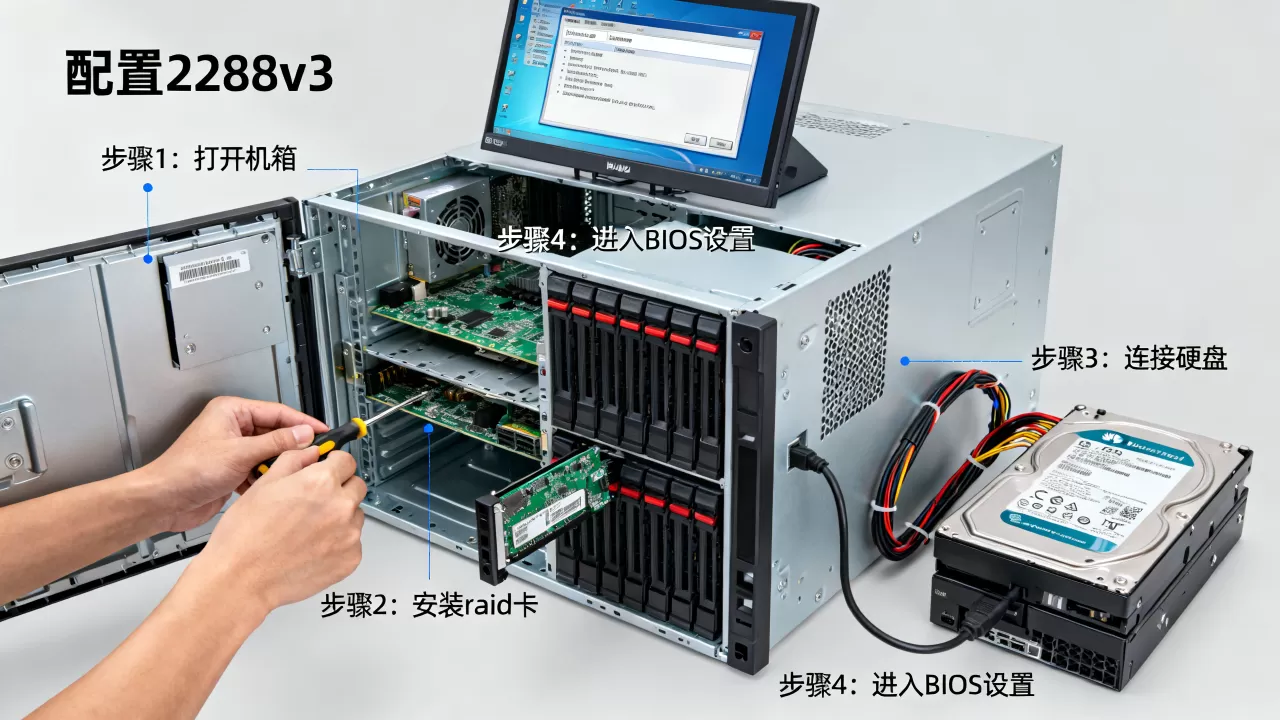 华为2288v3服务器如何配置raid,具体步骤是什么 华为2288v3服务器如何配置raid,具体步骤是什么